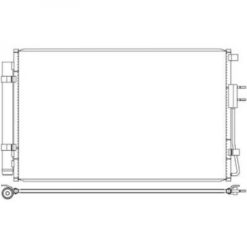 Kondenser A/C kjøler - Hyundai