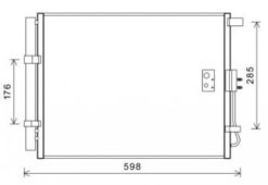 Kondenser A/C kjøler - Hyundai i30 Ceed