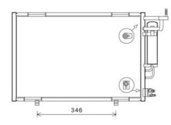 Ford Kondenser A/C kjøler
