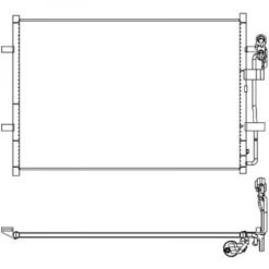 Mazda Kondenser A/C kjøler