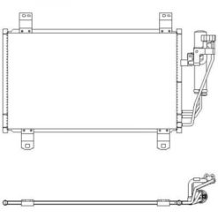 Mazda Kondenser A/C kjøler