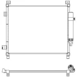 Nissan Kondenser A/C kjøler