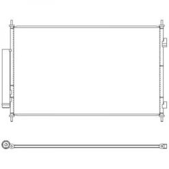 Kondenser A/C kjøler - Honda