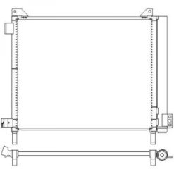 Kondenser A/C kjøler - Nissan