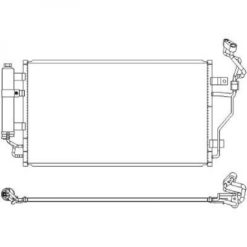 Nissan Kondenser A/C kjøler