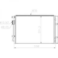 Kondenser A/C kjøler - Hyundai