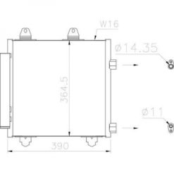 Toyota Kondenser A/C kjøler