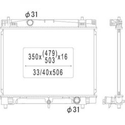 Kjøler - Toyota Yaris II