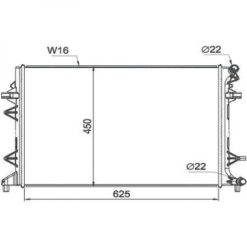 Radiator, kjøler - VW