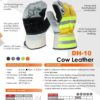Derax Heavy duty arbeidshanske i skinn Størrelse XL | Derax Derax Heavy duty arbeidshanske i skinn Størrelse XL | Derax