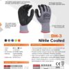 Derax Proff monteringshanske med Nitril Størrelse 11 Latex belagt, pris pr par | Derax