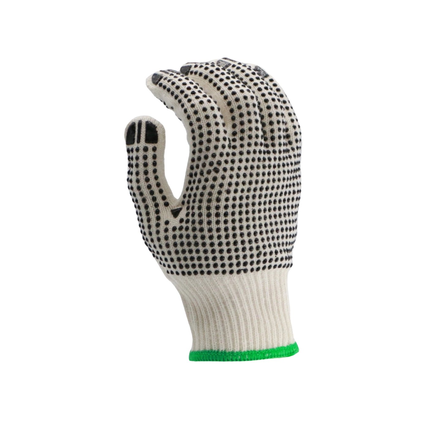 12pk Derax prikket arbeidshanske One Size - Standard størrelse 10-11 | Derax 12pk Derax prikket arbeidshanske One Size - Standard størrelse 10-11 - Bilde 2