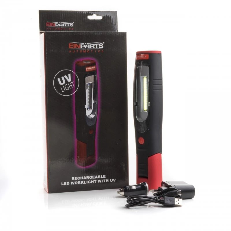 UV Inspeksjonslykt, 450 lumen Arbeidstid: 4-5 timer, UV lommelykt | EINPARTS UV Inspeksjonslykt, 450 lumen Arbeidstid: 4-5 timer, UV lommelykt