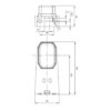 Hvitt markeringslys 12-36V, LED, 0,5/1W | Fristom