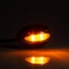 Ovalt, gult markeringslys 12-36V, LED, kabel | Fristom