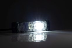 Alternative view of Fristom Hvitt LED Markeringslys Integret refleks - QS150 kobling