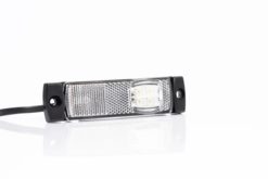 Fristom Hvitt LED Markeringslys Iintegrert refleks