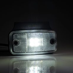 Alternative view of Avlangt, hvitt markeringslys LED, 12-36V, brakett, QS150 kontakt