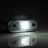 Avlangt, hvitt markeringslys LED, 12-36V, brakett, QS150 kontakt | Fristom