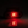 Avlangt, rødt markeringslys LED, 12-36V, brakett, QS150 kontakt | Fristom