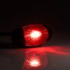 Ovalt, rødt markeringslys LED, 12-36V | Fristom