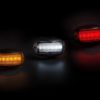 Gult, ovalt og sotet markeringslys LED, 12-36V med sotet glass | Fristom