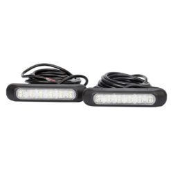 DRL kjørelys  sett med to stk. 12-36V, LED, 3,5m kabel