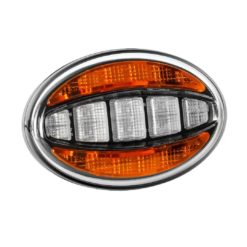 Frontlykt  LED, begge side 12-36V DC 2-funksjoner