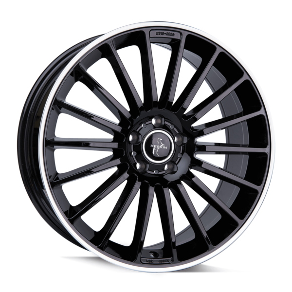 Aluminiumsfelger KT15 SPEED fra KESKIN WHEELS i farge BLACK LIP POLISH