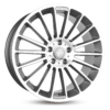 Aluminiumsfelger KT15 SPEED fra KESKIN WHEELS i farge PALLADIUM FRONT POLISH