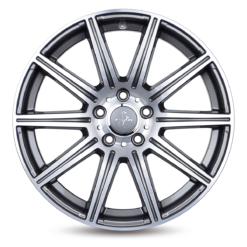 Aluminiumsfelger KT16 DYNAMIC fra KESKIN WHEELS i farge PALLADIUM FRONT POLISH