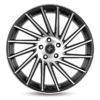 KESKIN KT17 10Jx22 5/130 ET50 71,5 MBFP | KESKIN WHEELS Aluminiumsfelger KT17 HURRICANE fra KESKIN WHEELS i farge MATT BLACK FRONT POLISH