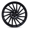 Aluminiumsfelger KT17 HURRICANE fra KESKIN WHEELS i farge MATT BLACK PAINTED