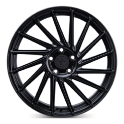 Aluminiumsfelger KT17 HURRICANE fra KESKIN WHEELS i farge MATT BLACK PAINTED