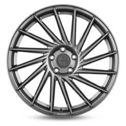 Aluminiumsfelger KT17 HURRICANE fra KESKIN WHEELS i farge PALLADIUM PAINTED