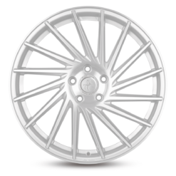 Aluminiumsfelger KT17 HURRICANE fra KESKIN WHEELS i farge SILVER FRONT POLISH