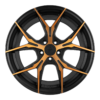 Aluminiumsfelger KT19N KT19N fra KESKIN WHEELS i farge MATT BLACK FRONT COPPER