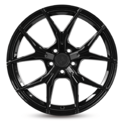 Aluminiumsfelger KT19 ANGEL fra KESKIN WHEELS i farge BLACK PAINTED