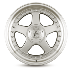 Aluminiumsfelger KT1 KLASSIK fra KESKIN WHEELS i farge SILVER LIP POLISH