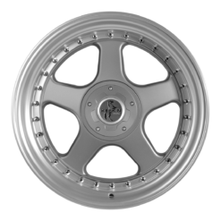Aluminiumsfelger KT1 KLASSIK fra KESKIN WHEELS i farge TITAN GREY LIP POLISH