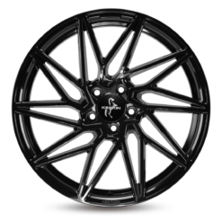 Aluminiumsfelger KT20 FUTURE fra KESKIN WHEELS i farge BLACK PAINTED