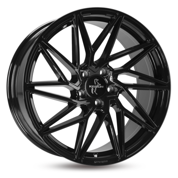 Aluminiumsfelger KT20 FUTURE fra KESKIN WHEELS i farge BLACK PAINTED