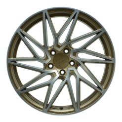 Aluminiumsfelger KT20 FUTURE fra KESKIN WHEELS i farge BRONZE FRONT POLISH