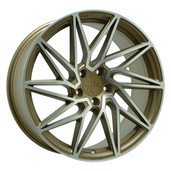 Aluminiumsfelger KT20 FUTURE fra KESKIN WHEELS i farge BRONZE FRONT POLISH