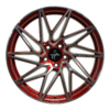 KESKIN KT20 8,5Jx19 5/112 ET45 72,6 CRFP | KESKIN WHEELS Aluminiumsfelger KT20 FUTURE fra KESKIN WHEELS i farge CANDY RED FRONT POLISH