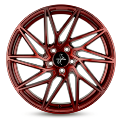 Aluminiumsfelger KT20 FUTURE fra KESKIN WHEELS i farge CANDY RED