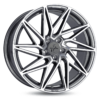 Aluminiumsfelger KT20 FUTURE fra KESKIN WHEELS i farge PALLADIUM FRONT POLISH