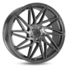 Aluminiumsfelger KT20 FUTURE fra KESKIN WHEELS i farge PALLADIUM PAINTED