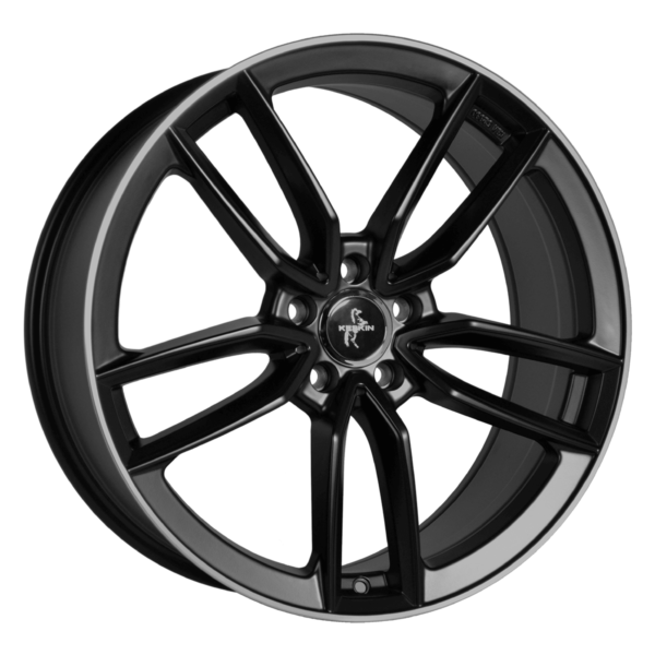 Aluminiumsfelger KT21 ELEGANT fra KESKIN WHEELS i farge MATT BLACK LIP POLISH