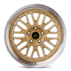 Aluminiumsfelger KT22 RETRO fra KESKIN WHEELS i farge GOLD LIP POLISH